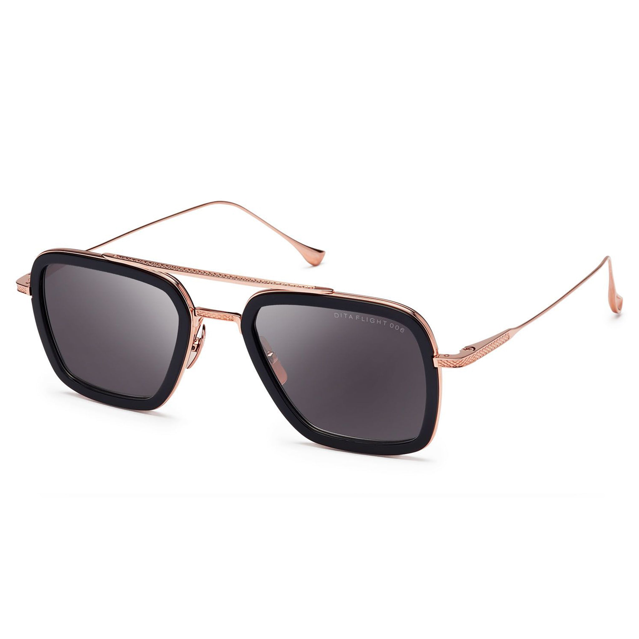 Image of Dita Eyewear 7806 Flight 006 Black Rose Gold Sunglasses